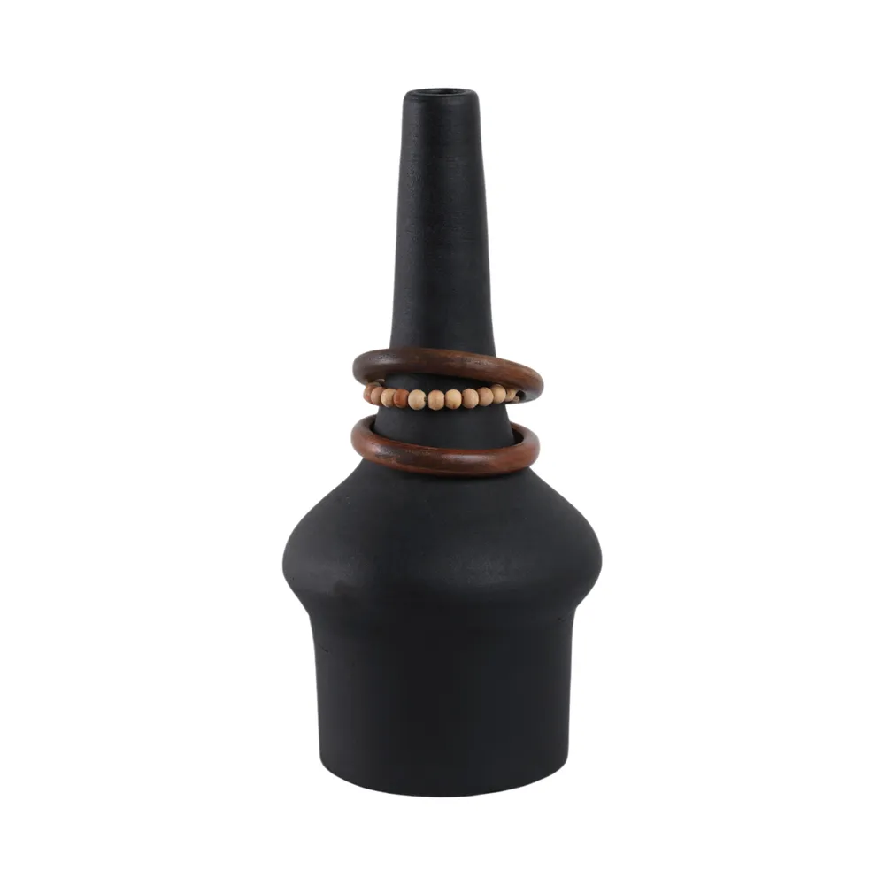 FARROWMILL BLACK VASE 18 (IN)
