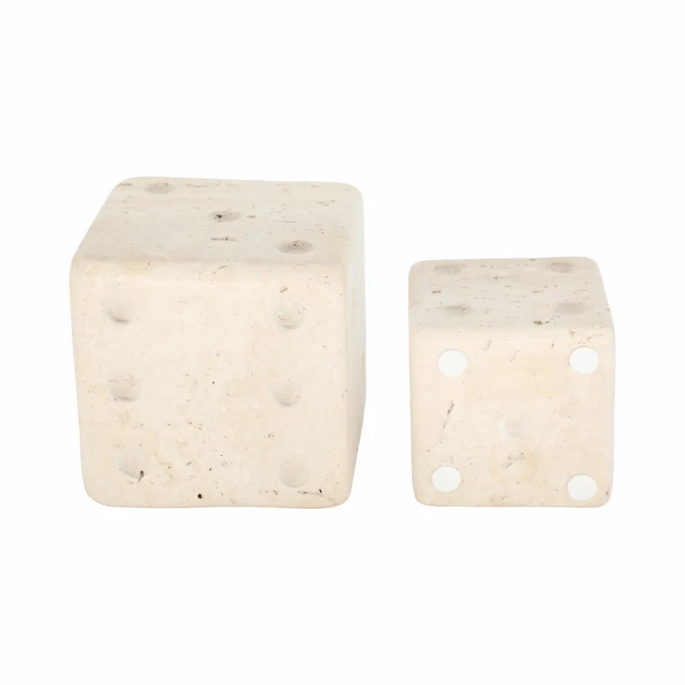 HAROLDPORT SET OF 2 IVORY DECOR 4 (IN)