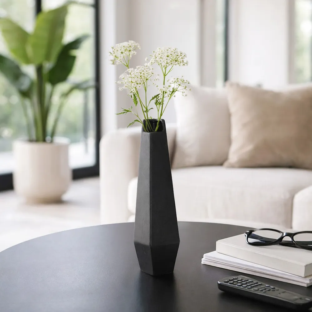 CANTONSTONE GRAY VASE 10 (IN)