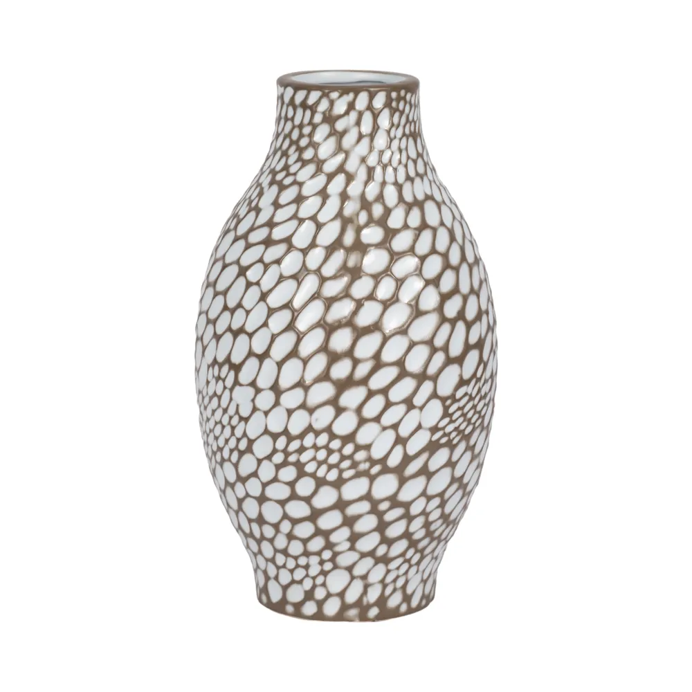 HARPERMILL BROWN VASE 14 (IN)