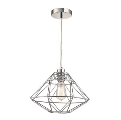 Paradigm 13″ Wide 1-Light Pendant - Chrome