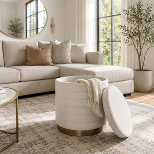 HAYFORDHAVEN IVORY STOOL 19 (IN) 11