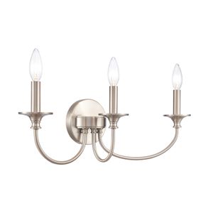 Cecil 22'' Wide 3-Light Vanity Light - Brushed Nickel 3