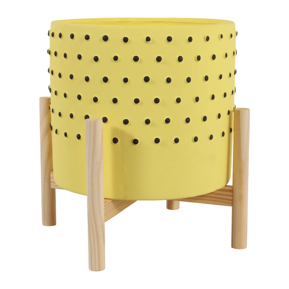 COLECREST YELLOW PLANTER 11 (IN)