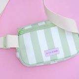 CABANA STRIPE HIP BAG - PINK 1