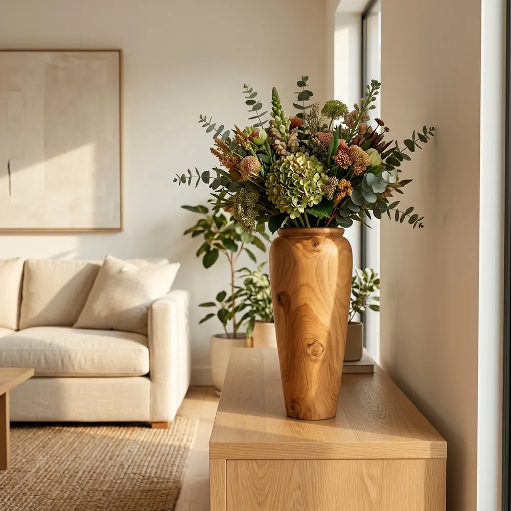 BUFORDGATE BROWN VASE 17 (IN)
