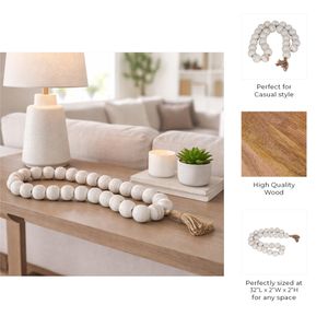 FORDHAMLEY WHITE BEAD 2 (IN) 8