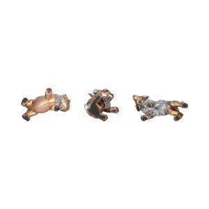 ZANEHOLM SET OF 3 GOLD DECOR 6 (IN) 8