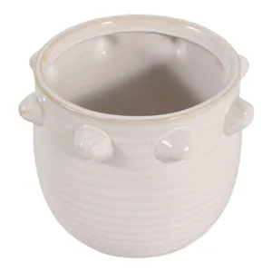 DEVONMOOR WHITE PLANTER 7 (IN) 5