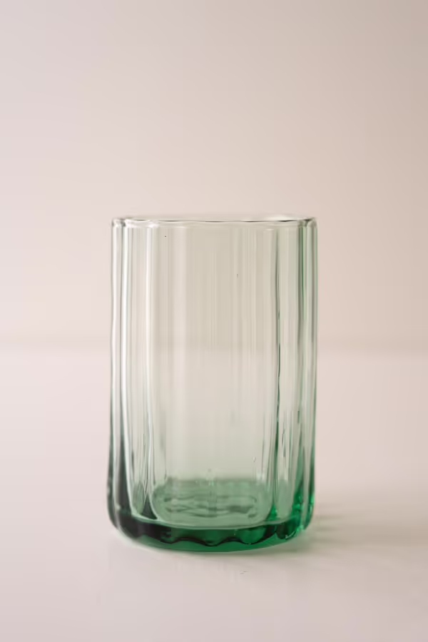Recycled Fluted Giant Water Glass/Vase