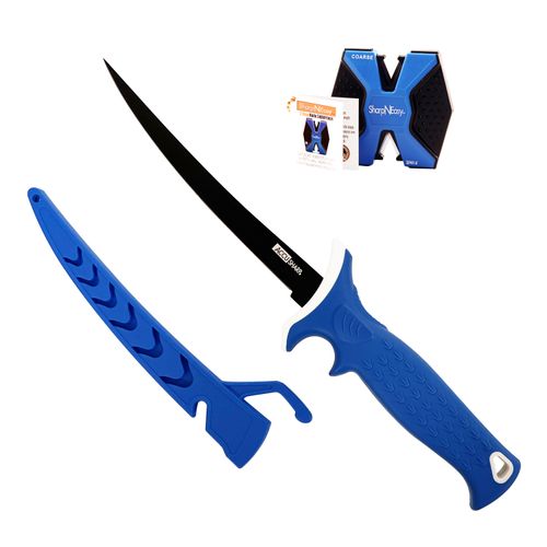 AccuSharp Fillet Knife with Sheath and Two-Step Sharpener