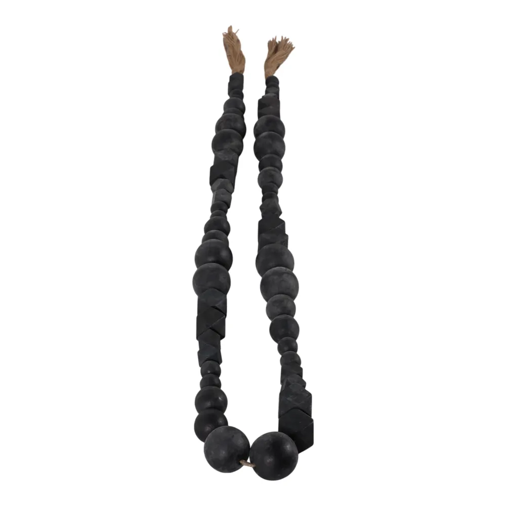 DUNEFORD BLACK BEAD 2 (IN)