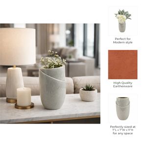 GREYSONSTONE GRAY VASE 11 (IN) 10