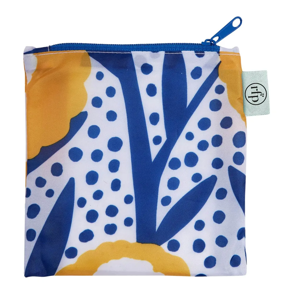 Golden Glow blu Reusable Shopping Bag