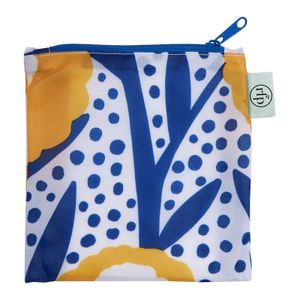 Golden Glow blu Reusable Shopping Bag 5