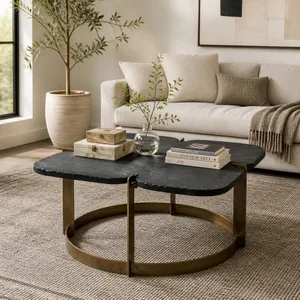 HELTONOAK BLACK COFFEE TABLE 17 (IN) 10