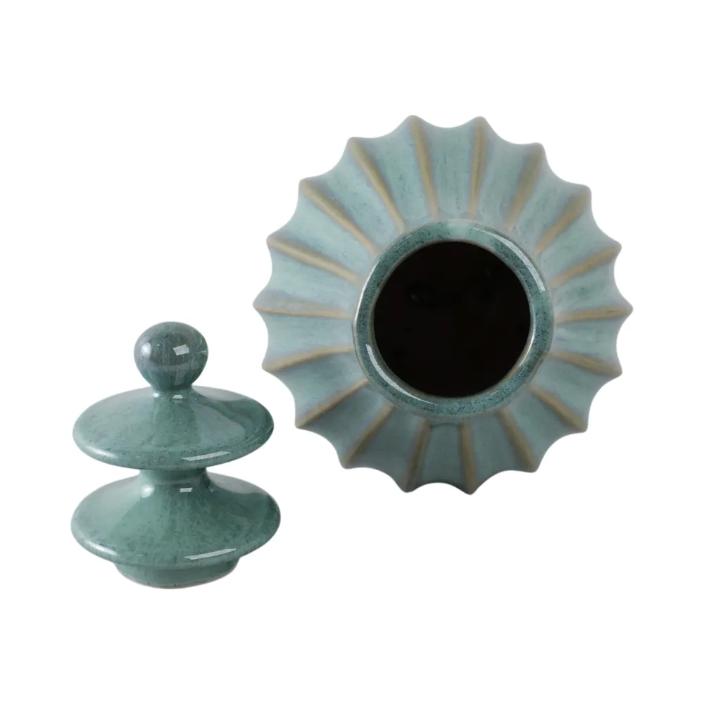 CALEWIND BLUE JAR 15 (IN)