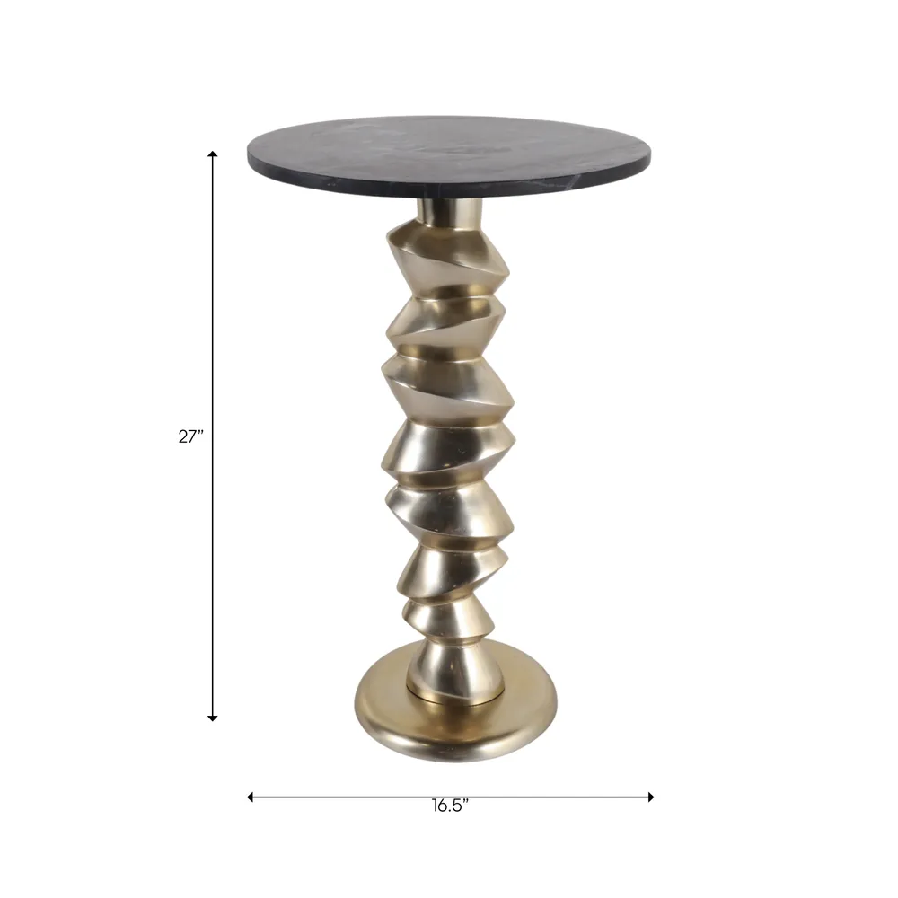 HAMLINVALE BLACK TABLE 27 (IN)