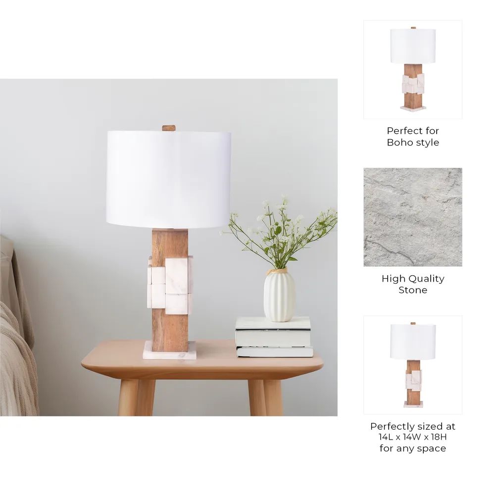 BYRONRIDGE WHITE LAMP 18 (IN)