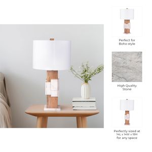 BYRONRIDGE WHITE LAMP 18 (IN) 9