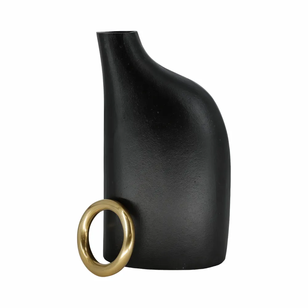 ENOCHCROSS BLACK VASE 18 (IN)