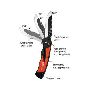 AccuSharp Razor Knife - Orange 6