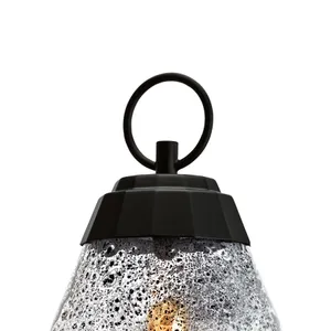 Lyrids 20'' High 1-Light Outdoor Post Light - Matte Black 3