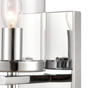 Oakland 12'' High 1-Light Vanity Light - Chrome 3