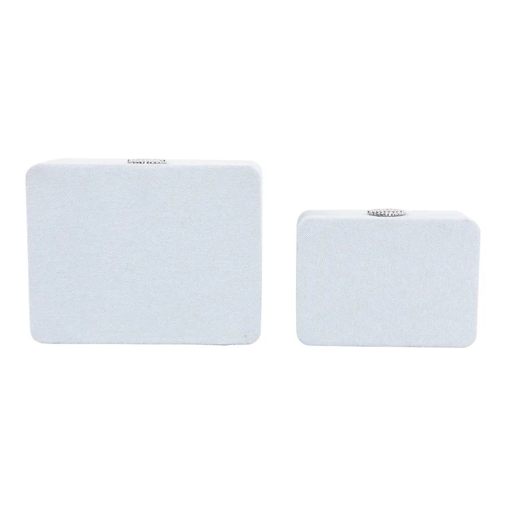 EVERTONPORT SET OF 2 BLUE BOXES 4 (IN)