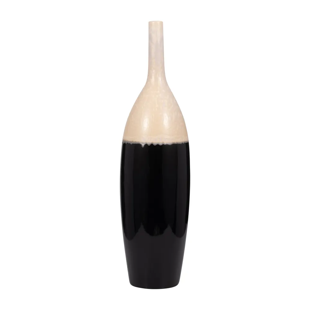 TROYSIDE WHITE VASE 31 (IN)
