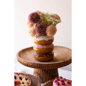 Set of 3 Wooden Display Stands 4