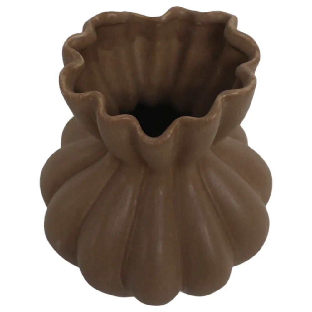 ERWINGROVE BROWN VASE 10 (IN)