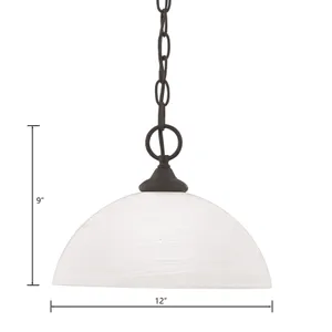 Tahoe 12'' Wide 1-Light Pendant - Painted Bronze 2