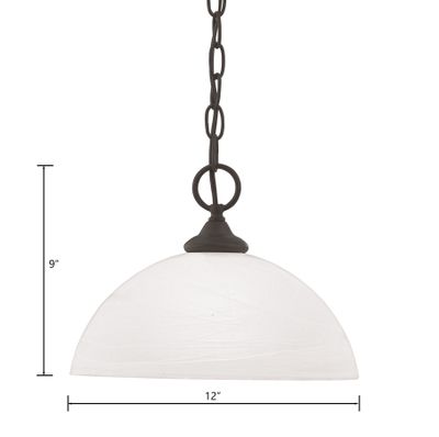 Tahoe 12'' Wide 1-Light Pendant - Painted Bronze