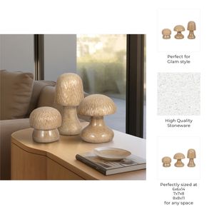 CLAYTONWICK SET OF 3 TAN DECOR 14 (IN) 10