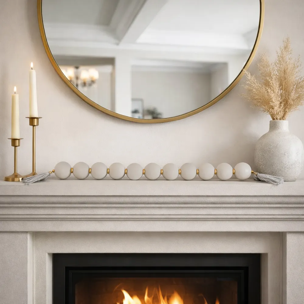 CALVINDALE IVORY BEAD 3 (IN)