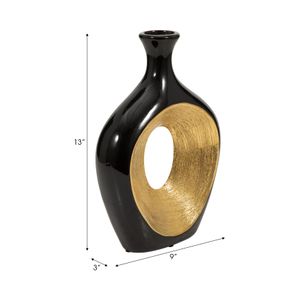 HARDENCLIFF BLACK VASE 14 (IN) 8