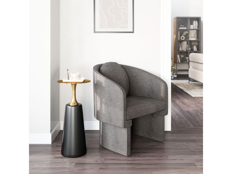 Olya Accent Chair Truffle Gray 2