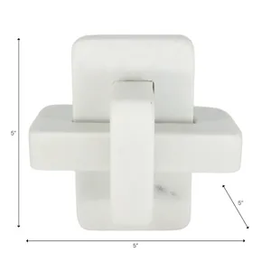 DESMONDGATE WHITE DECOR 5 (IN) 8