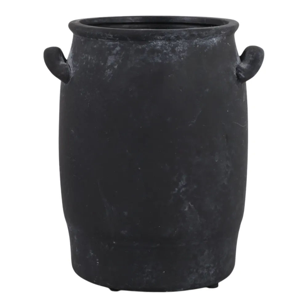 FRAZERCROSS BLACK VASE 9 (IN)