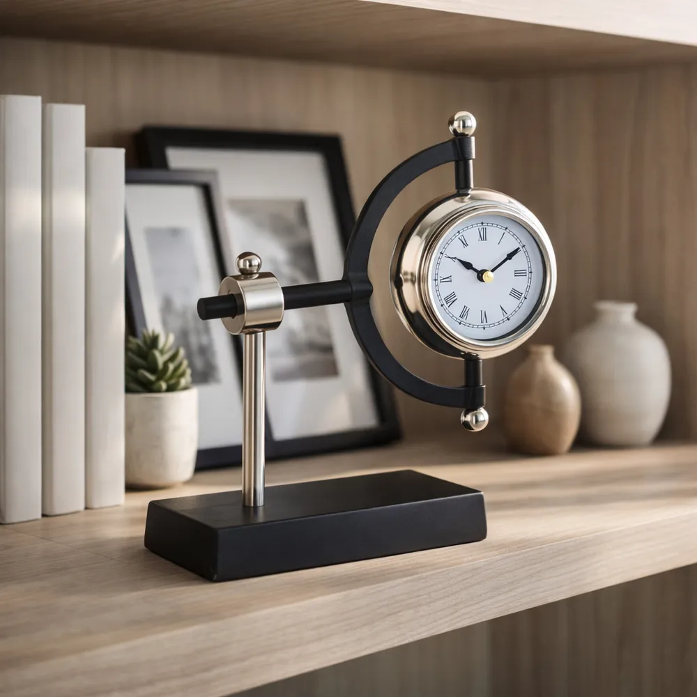 REXCROSS SILVER CLOCK 8 (IN)