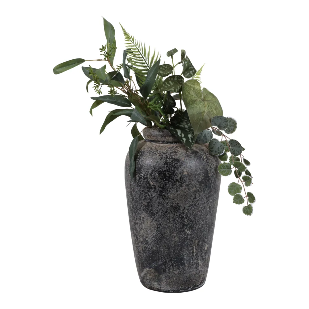 WILSONMOOR BLACK VASE 17 (IN)