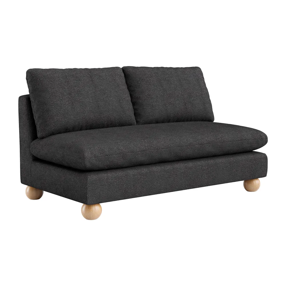 Minze Loveseat Black