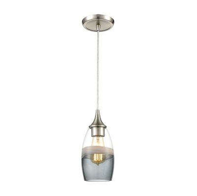 Sutter Creek 5″ Wide 1-Light Mini Pendant - Satin Nickel