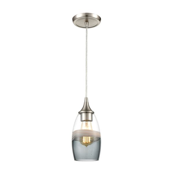 Sutter Creek 5'' Wide 1-Light Mini Pendant - Satin Nickel