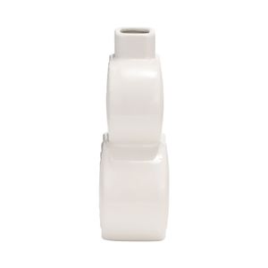 LEONAGATE WHITE VASE 10 (IN) 5
