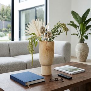 EVERTONBEACH BROWN VASE 15 (IN) 12