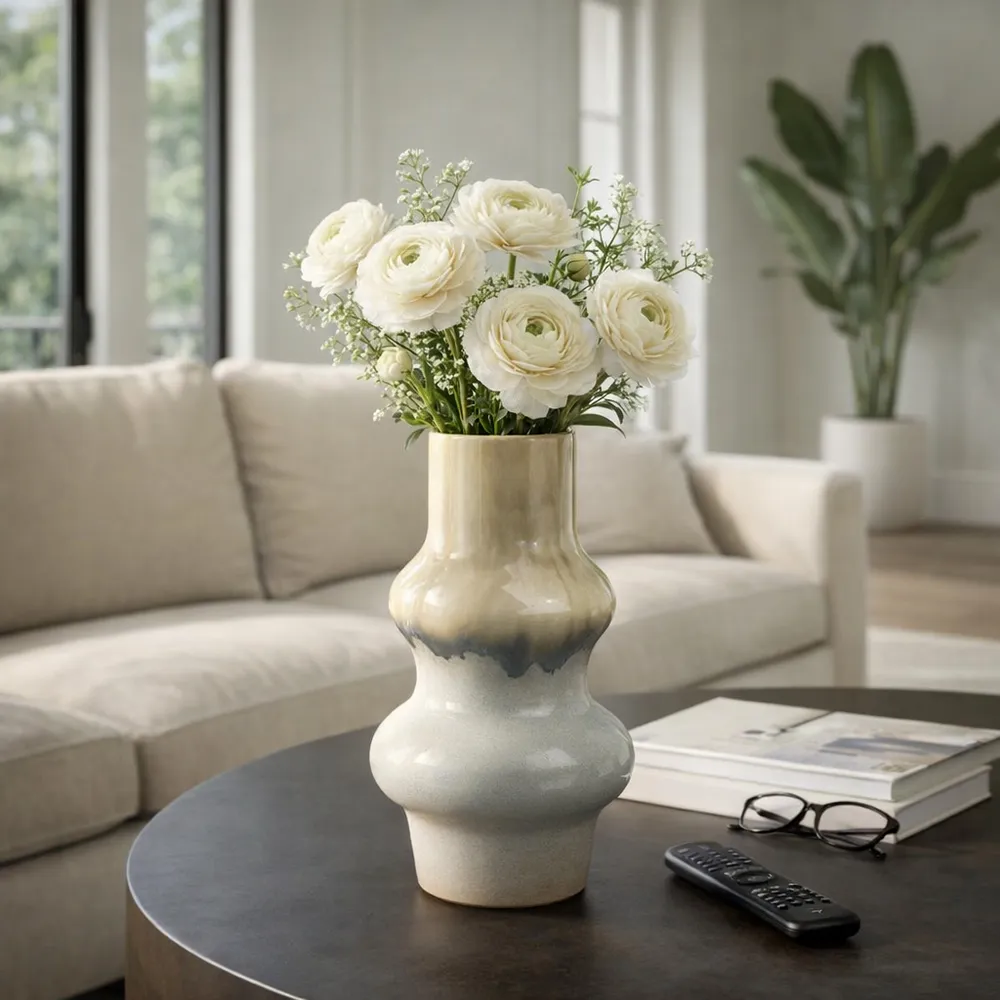 CHASEBURN GRAY VASE 15 (IN)