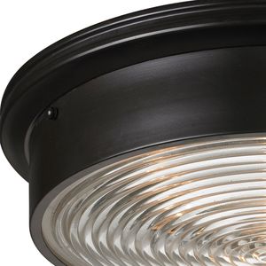 Chadwick 15'' Wide 3-Light Flush Mount - Oiled Bronze 2