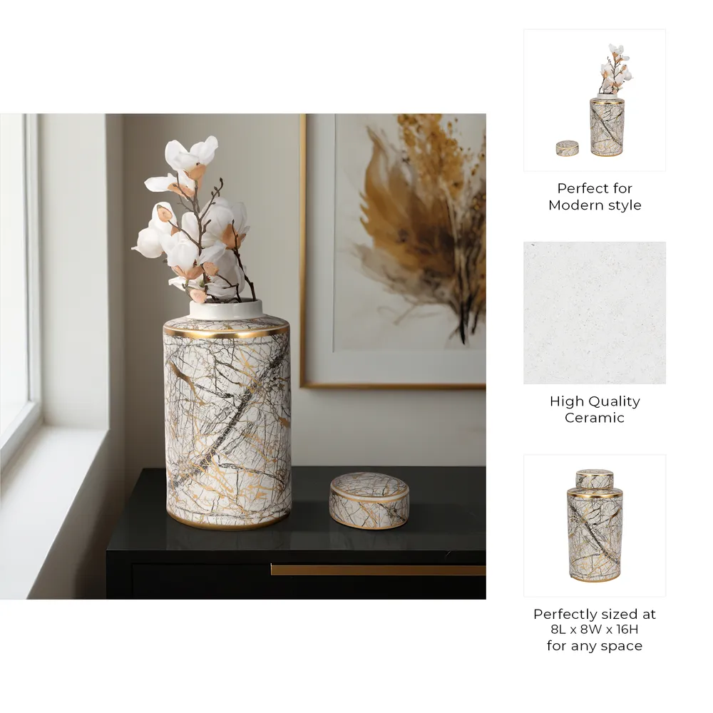 LOCHLAKE WHITE JAR 16 (IN)